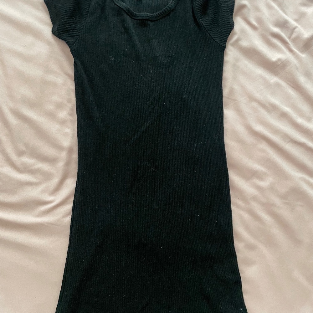 Black t-shirt dress